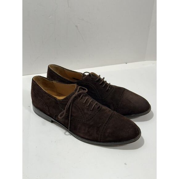 Mezlan Ravenna Brown Suede Oxford Dress Shoes US‎ 10 M Made In Spain Luxurious main image 7